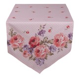 Traversa masa bumbac multicolor Roses 50x160 cm