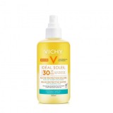 Vichy Id&eacute;al Soleil Apă Solară Protectoare SPF30, 200ml, Hidratantă, Protecție Solară Față+Corp, Absorbție Rapidă, Acid Hialuronic