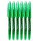 Set Pix cu Radiera 0,7mm, Roller, 6 bucati, verde