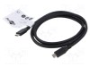 Cablu USB 4.0 USB-C 1,5m negru 20Gbps Goobay