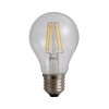 Bec LED filament A60, E27, 4W, 220V, 3000K