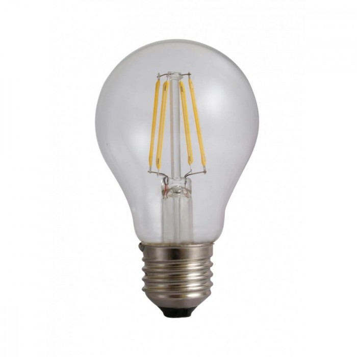 Bec LED filament A60, E27, 4W, 220V, 3000K