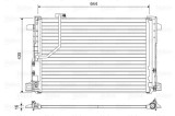 VALEO 814044 Condensator, climatizare