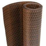 Cumpara ieftin Paravan pentru balcon, maro si negru, 600x100 cm, poliratan