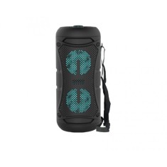 Boxa Portabila Wireless Bluetooth, Radio FM, TF Card, AUX, USB, Lumini LED, Telecomanda, ZQS4219, Negru foto