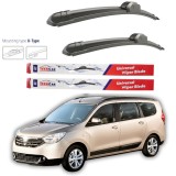 Cumpara ieftin Ștergătoare Dacia Lodgy ESTATE, KOMBI 2012 - 2015 &ndash; Set față Flat
