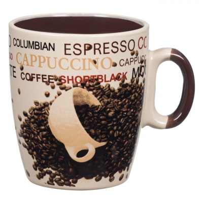 Cana Ceramica Cafea, 230ml, Multicolor foto