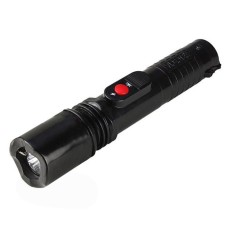 Lanterna cu electrosocuri pentru autoaparare si acumulator integrat