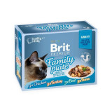 Cumpara ieftin Brit Cat MPK Delicate Family plate in Gravy, 12 x 85 g