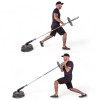 Suport Bara Haltera Multidirectional inSPORTline LandMine II, 360&deg;, Otel, Fixare discuri 50mm, Antrenament eficient spate, umeri, picioare