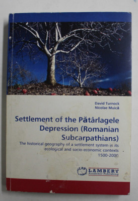 SETTLEMENT OF THE PATARLAGELE DEPRESSION ( ROMANIAN SUBCARPATHIANS ) by DAVID TURNOCK and NICOLAE MUICA , 2010, COPERT CU URME DE LIPICI, INTERIOR IN foto