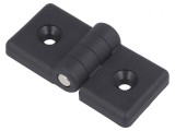Balama Tehnopolimer Neagră 74mm x 36mm pentru Profile