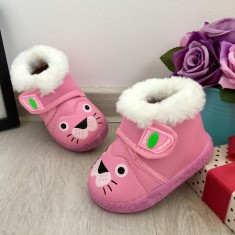Cizme roz imblanite f moi pt copii fetite bebe 18 19 20 21 22 cod 0519 foto