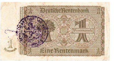 Germania 1 Mark 1937 P-137b Timbru de razboi Waffen SS Seria 10229552 foto