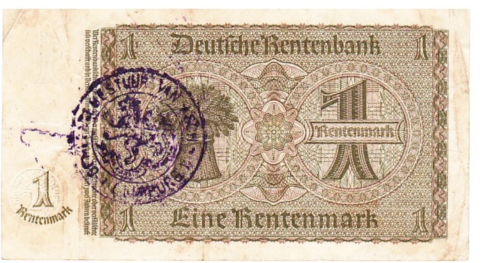 Germania 1 Mark 1937 P-137b Timbru de razboi Waffen SS Seria 10229552