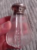 Solnita sticla sau cristal cu dop de argint 950 Franta, Vas