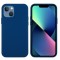 Husa pentru Apple iPhone 14 Pro Flippy, Liquid Silicone, cu Microfibra pe interior, Protectie Antisoc, Blue Royal, Albastru inchis