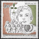 C4915 - Monaco 1985 - Anul tineretului neuzat,perfecta stare, Nestampilat