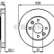 Disc frana RENAULT SYMBOL I (LB0/1/2) (1998 - 2008) BOSCH 0 986 478 276