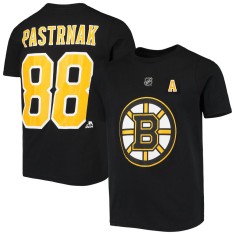 Boston Bruins tricou de copii David Pastrň&aacute;k Flat Alt.Captains N&amp;amp;N Tee - Dětsk&eacute; XL (13 - 15 let)