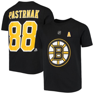Boston Bruins tricou de copii David Pastrň&amp;aacute;k Flat Alt.Captains N&amp;amp;amp;N Tee - Dětsk&amp;eacute; XL (13 - 15 let) foto