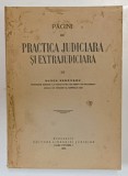 PAGINI DE PRACTICA JUDICIARA SI EXTRAJUDICIARA de EUGEN HEROVANU , 1944