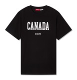 Echipa națională de hochei tricou de bărbați Canada Flag black - M