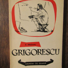 Nicolae Grigorescu - Barbu Brezianu (însemnare cu autograf Șerban Cioculescu)