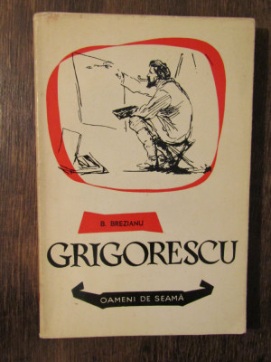 Nicolae Grigorescu - Barbu Brezianu (&amp;icirc;nsemnare cu autograf Șerban Cioculescu) foto