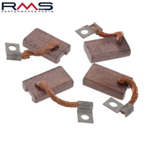 Perii carbuni electromotor Ape TM P 501/601 (78-96) - TM P 703 (84-05) 220cc - Ape Car TM P 703 (set 4 bucati)