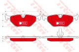 Set placute frana,frana disc BMW Seria 3 (E46) (1998 - 2005) TRW GDB1344DTE