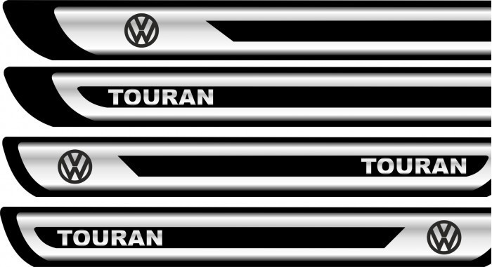Set protectii praguri CROM - VW Touran