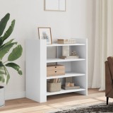 vidaXL Dulap Alb 73.5x35x75 cm Lemn Prelucrat Bufet Modern Depozitare Mobila Living