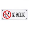 Indicator Autocolant, No Smoking, PVC, 29x12cm, Alb, Oem