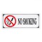 Indicator Autocolant, No Smoking, PVC, 29x12cm, Alb