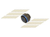 Conector militar aurit drept 19 mufă mamă