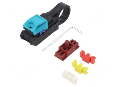 Dezizolator Cablu Coaxial Rotund 2.5-7.6mm WIREFOX-D CX-2 foto