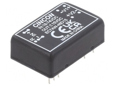 Convertor DC/DC 10W 18-75V la 15V/-15V foto