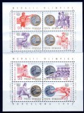 RO 1992 LP 1306 &quot;Medalii Olimpice Barcelona&quot; , colita 279/280 , MNH