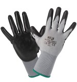 Cumpara ieftin Manusi PU Tricotate Negre / M: 11, Evotools