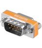 Adaptor Null Modem D-SUB RS232 tata 9 pini - D-SUB RS232 mama 9 pini, Goobay