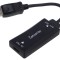 Adaptor GEMBIRD DisplayPort la HDMI 150mm negru 4K UHD