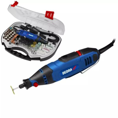 Mini polizor 135w &amp;ndash; set cu accesorii 215 buc, geanta foto