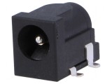 Conector alimentare DC 5,5/2,1mm soclu tată SMT