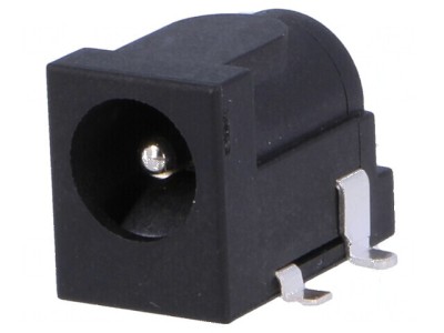 Conector alimentare DC 5,5/2,1mm soclu tată SMT foto