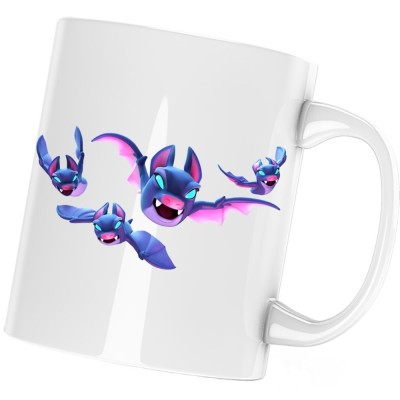 Cana alba personalizata &amp;quot;Bats Clash Royale GTA&amp;quot;, INOVATIX&amp;reg;. 330 ml foto