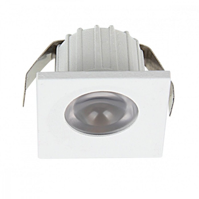 Spot LED Slim Patrat Incastrabil Mobila / Rigips 3W 3000K