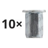Set 10 piulita fixare Alfa Romeo 147, 155, 156, 164, 166; Fiat Bravo, Brava, Croma, Doblo, Ducato, Fiorino, Idea, Linea, Multipla, Panda, Seicento, S