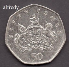 Anglia Marea Britanie 2013 50 Pence, Comemorativa, Christopher Ironside