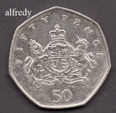 Anglia Marea Britanie 2013 50 Pence, Comemorativa, Christopher Ironside foto